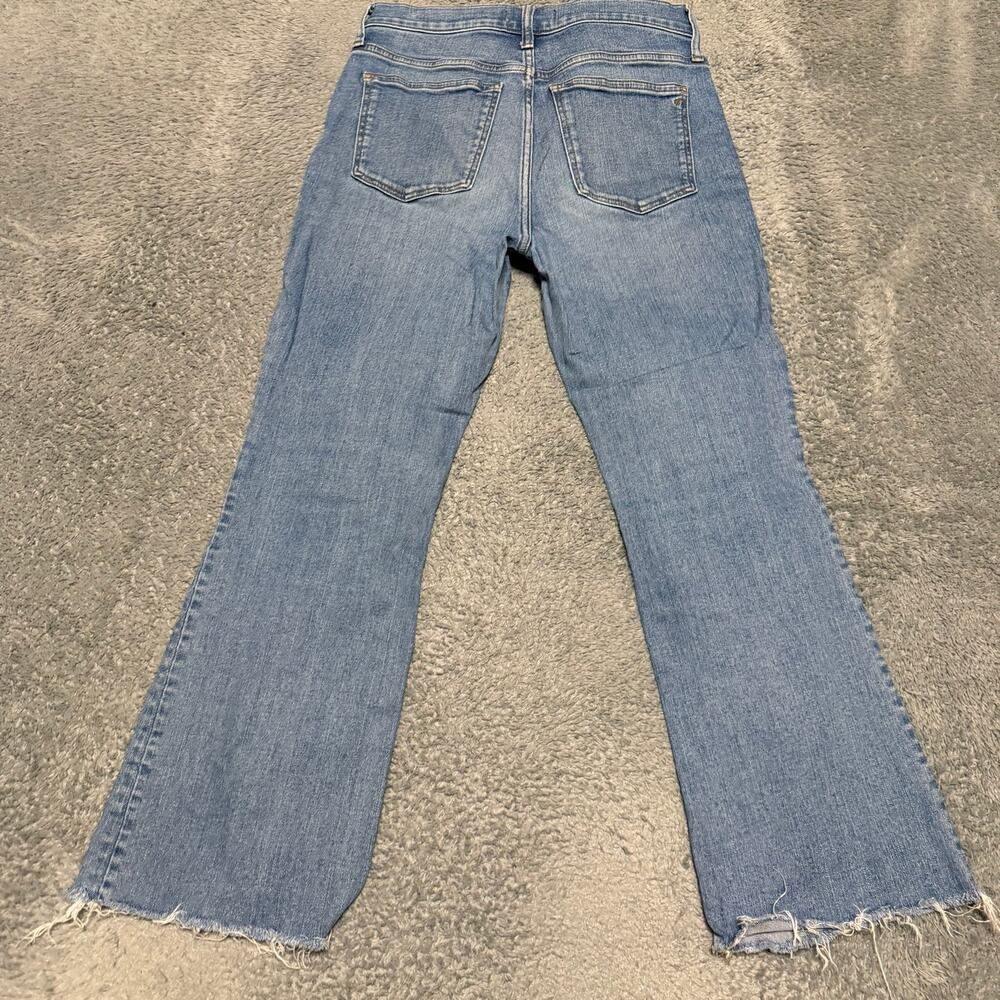 Madewell Jeans Womens 28 (31x27) Mid Rise Kick Out Blue Denim - Picture 3 of 11